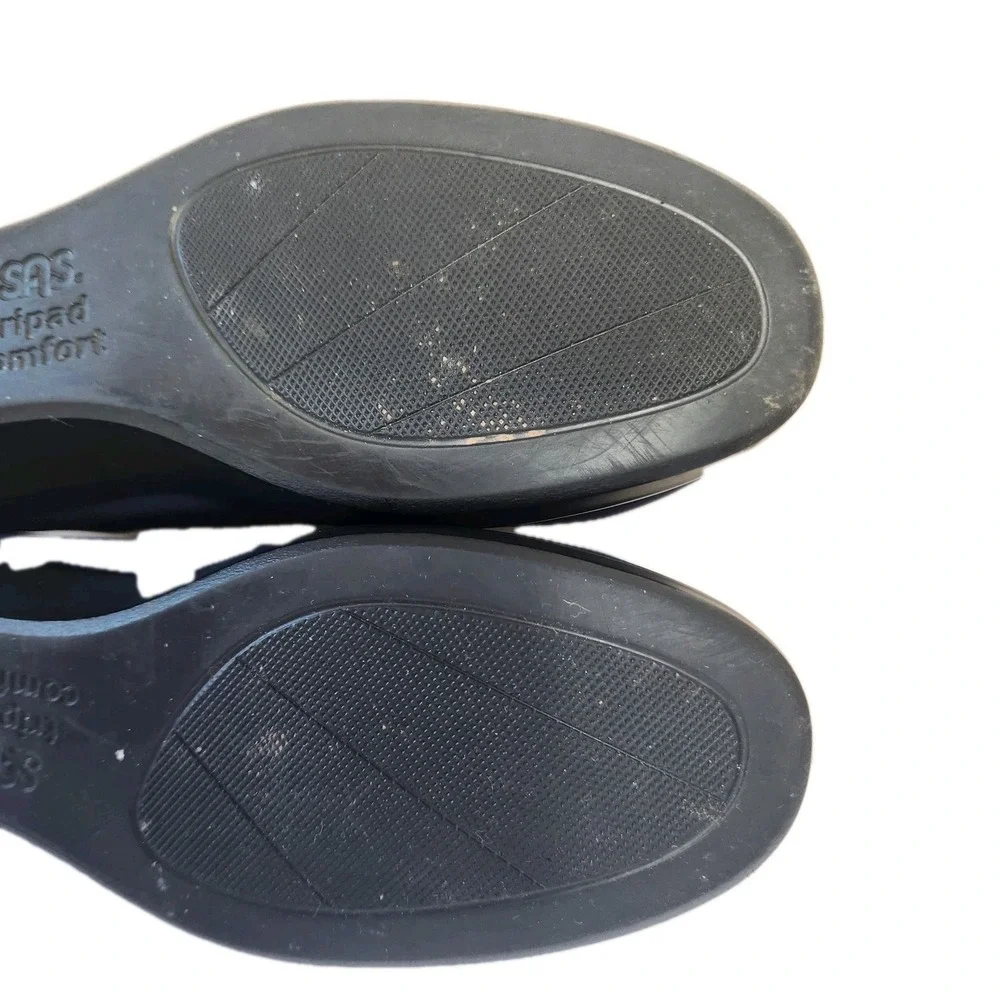 SAS Womans Tripad Comfort Wedge Loafer Blue Microfiber‎ Slip On Shoe Size 9.5 N